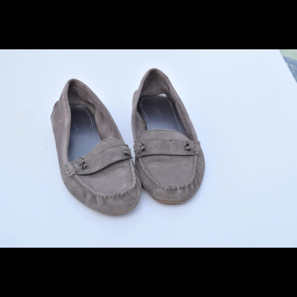 Coach Fortunata suede loafers